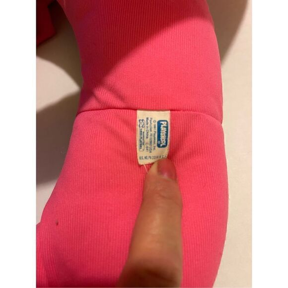 Snake hand puppet VTG Playskool 1990’s Rattlin’ Randy The Wrestler Snake Neon Pi - Picture 8 of 10